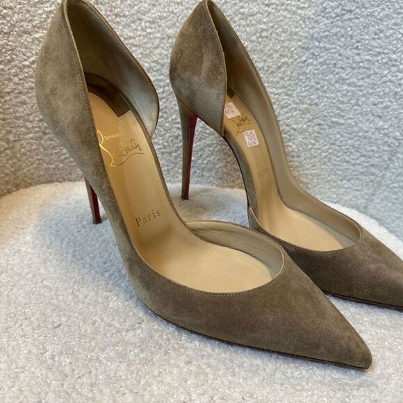 Christian Louboutin Brown Heels - Size 37 - Picture 5 of 6